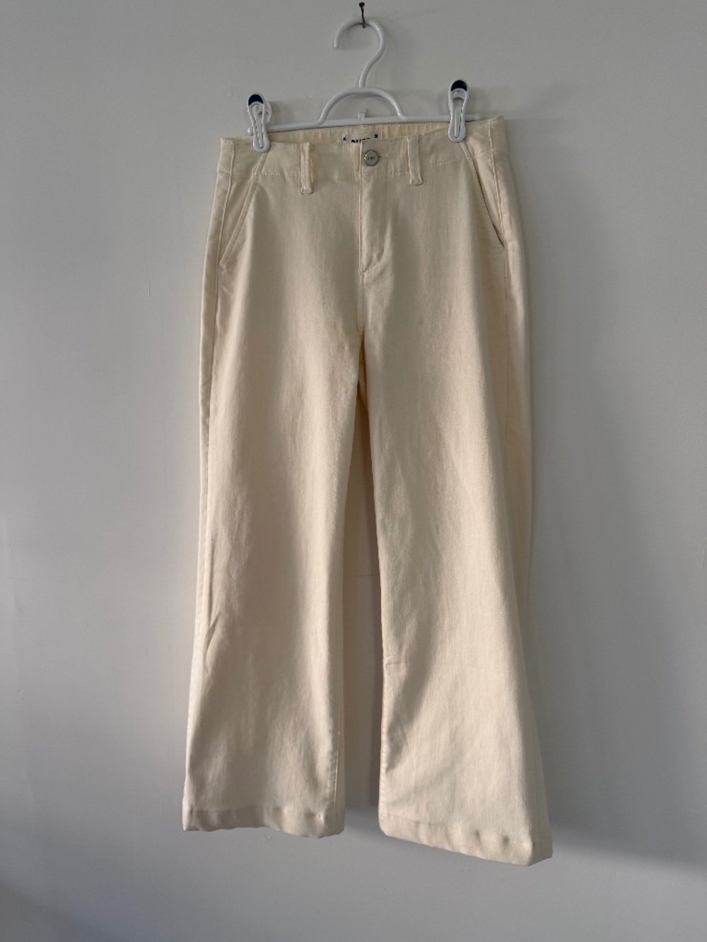 cream Paige wide leg pant size 26
